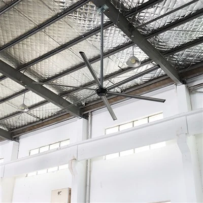 HVLS PMSM พัดลมเพดานแฟนซีเชิงพาณิชย์